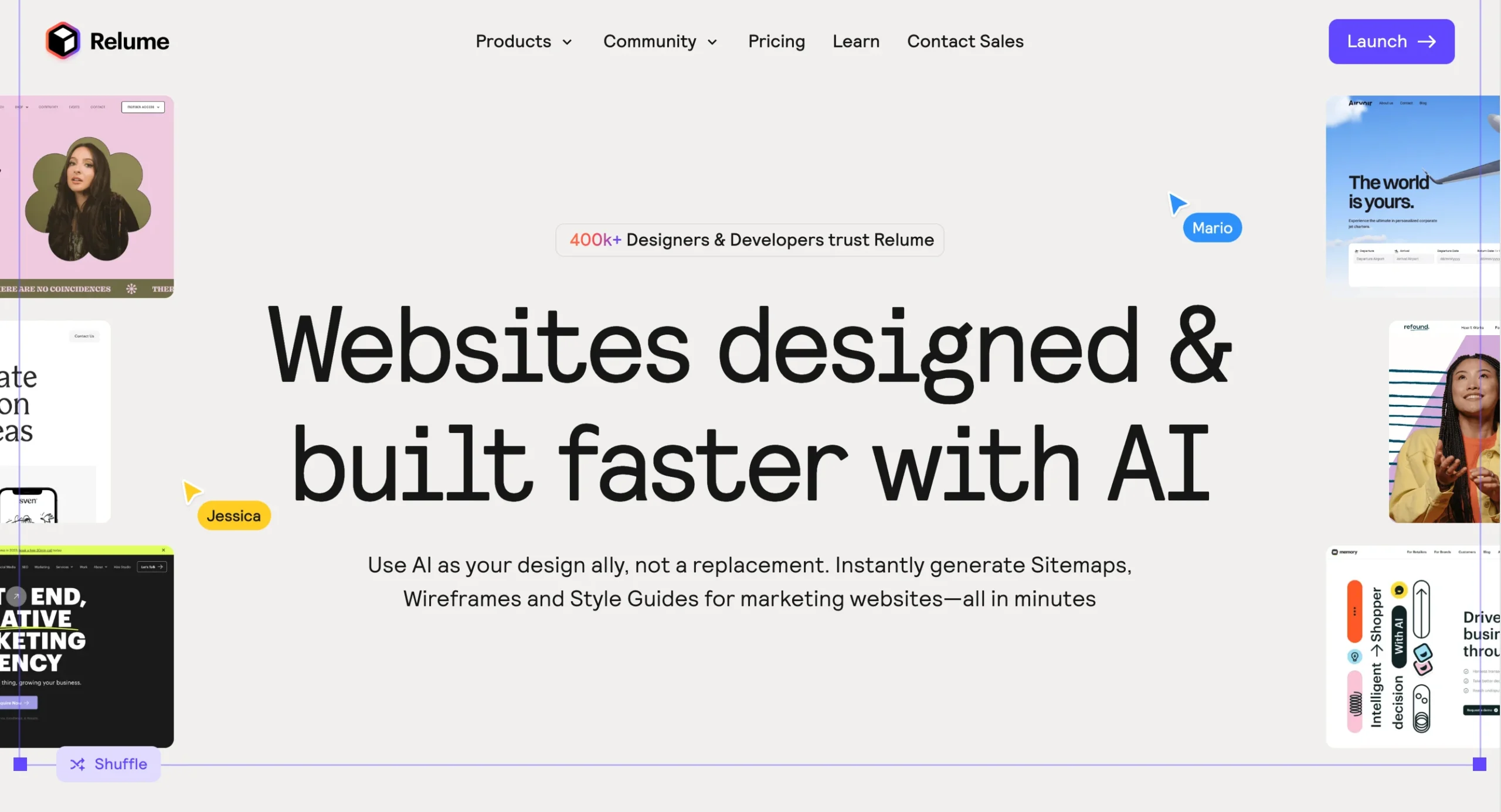 J’ai essayé Relume pour créer une Landing page